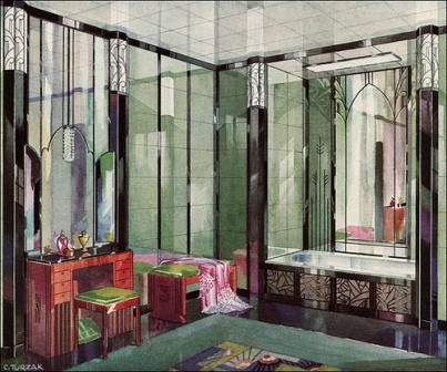 Stilarter, arkitektur, interiør og accessoires - 1929_art_deco_vitrolite_bathroom.jpg - incognito