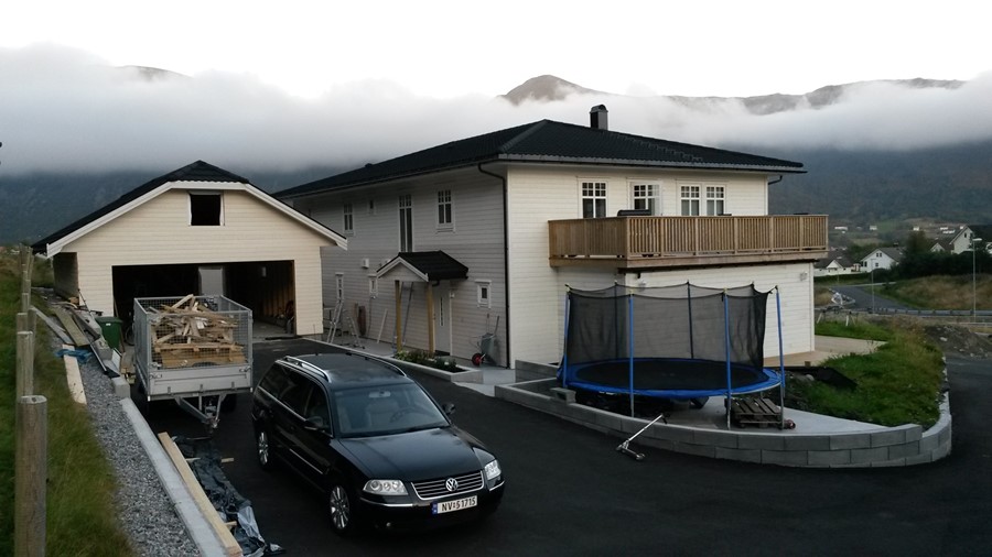 Bygge nytt hus for under 8 000,- pr kvm ? - 2014-09-17 19.32.12.jpg - Hageselle
